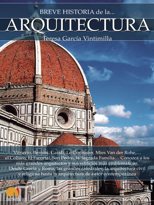Title details for Breve historia de la Arquitectura by Teresa García Vintimilla - Available
